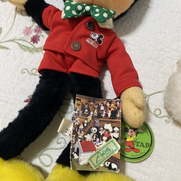 Vintage Tokyo Disneyland Mickey Mouse And Donald Duck Plush medium - Picture 8 of 12
